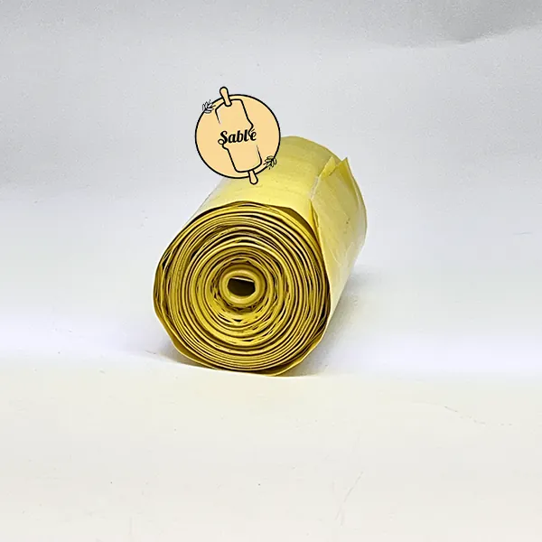 کاور کالباس سایز 7.5 سانت (رنگ زرد) 10 متری