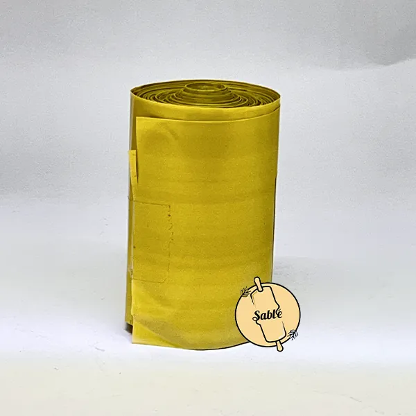 کاور کالباس سایز 7.5 سانت (رنگ زرد) 10 متری