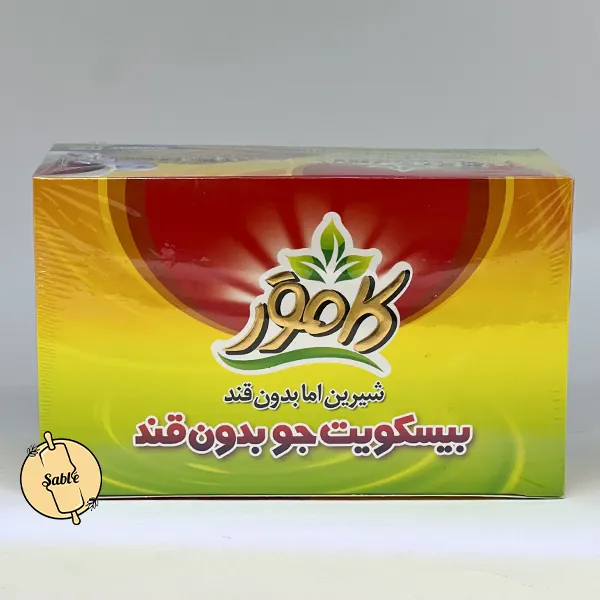 بیسکویت جو رژیمی و بدون قند کامور